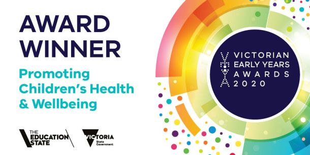 Body Safety Australia win the 2020 Victorian Early Years Award for promoting children’s health and wellbeing.